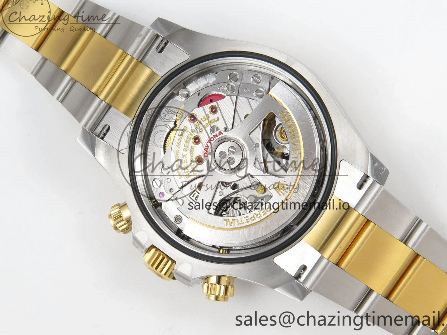 MiroTime 0512 Fashionable Daytona 126503 THBF 1:1 Best Edition Black YG Diamonds Dial on SS YG Bracelet SH 137